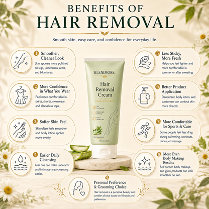 KLENIMORE Hair Removal Cream for All Women & Men