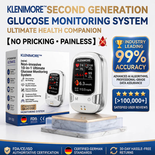 🔥Final 3 Hours：50% OFF🏆Brand-new non-invasive smart monitoring device ✅
